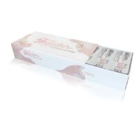 Scatola bianca con Premium PMU Round Liner Cartridges su sfondo chiaro