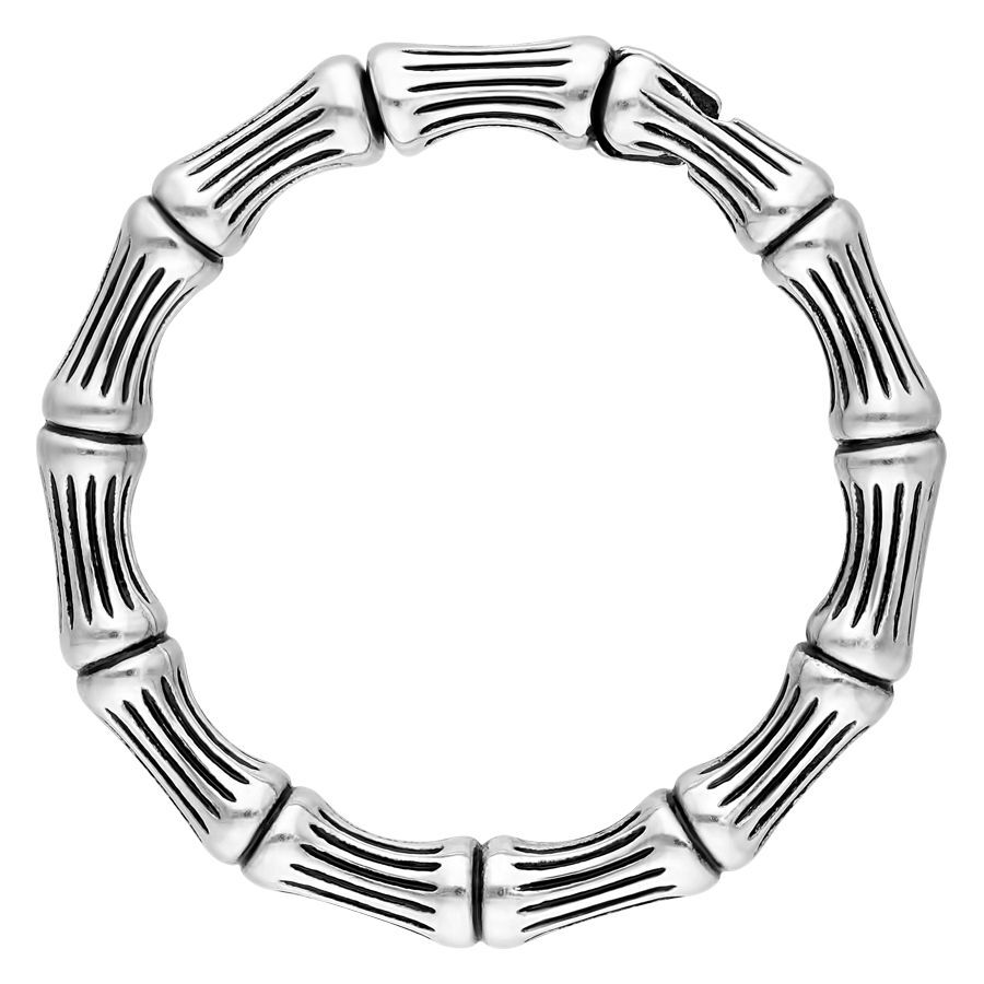 Orecchino a peso Bonechain argento, rotondo, in acciaio chirurgico 316L