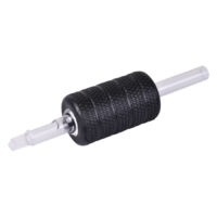 Soft Riffle impugnatura in gomma nera 17 aghi Impugnatura in gomma Soft Riffle nera con 17 aghi su sfondo bianco
