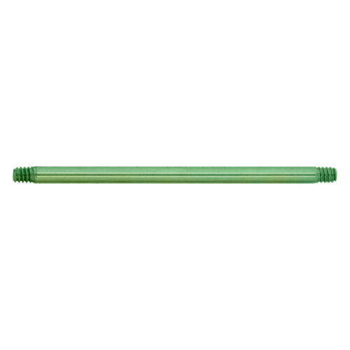 Barra piercing dritta verde chiaro in titanio, spessore 1,6mm, lunghezza 25mm