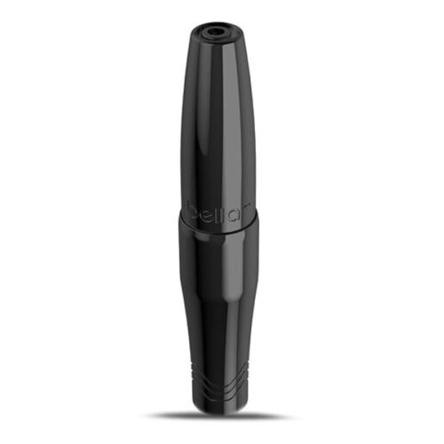 Macchina per tatuaggi nera FK Irons Microbeau Bellar su sfondo bianco