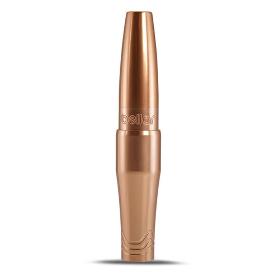 Macchina per tatuaggi FK Irons Microbeau Bellar in rosé gold su sfondo bianco