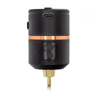 Alimentatore Bishop Wireless V2 nero con porta USB su sfondo bianco