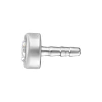 Titan Push Fit con cristallo chiaro su sfondo bianco