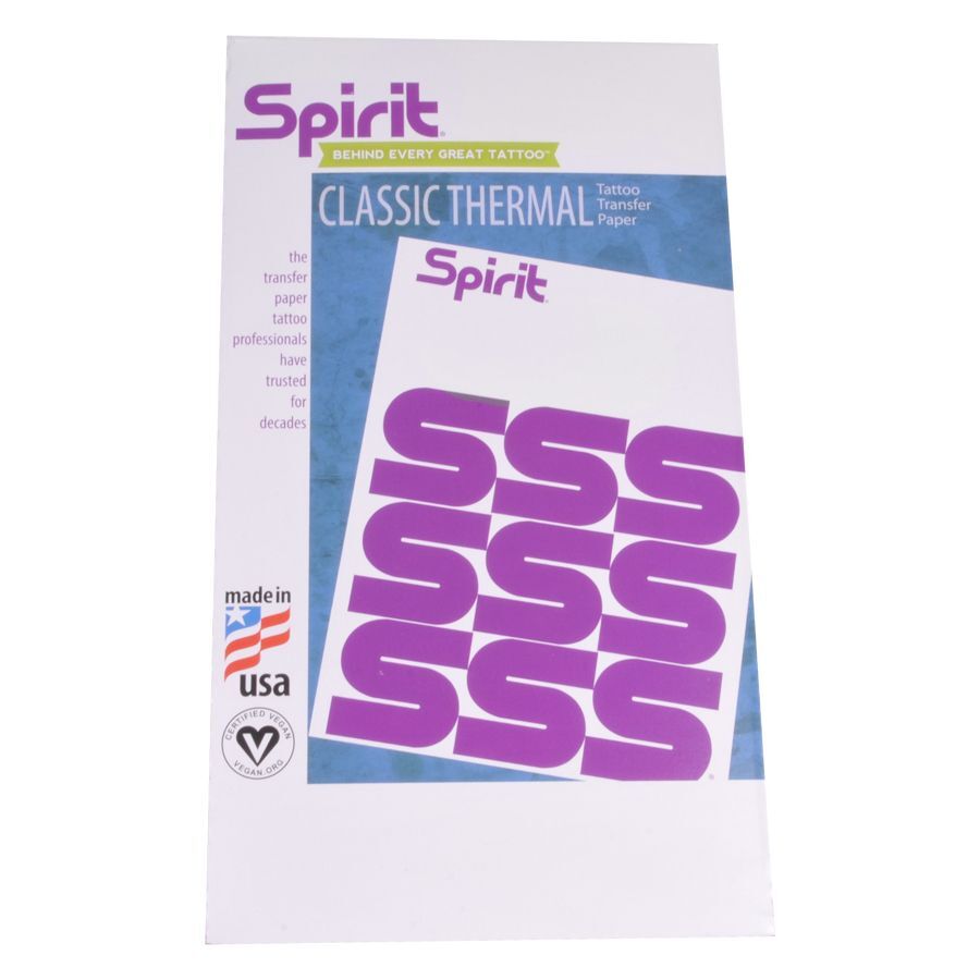 Repro FX Spirit Classic Transferpapier 14" Carta da trasferimento Repro FX Spirit con logo viola su sfondo bianco