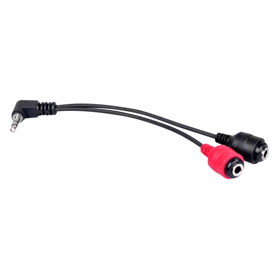 HAWK Headphone Plug 6.3mm Nero HAWK Headphone Plug 6.3mm nero su sfondo bianco