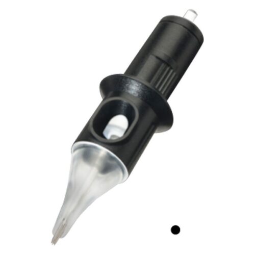 Spilla di sicurezza nera Cheyenne Liner, 1 pezzo, 0,4 mm di spessore dell'ago su sfondo bianco