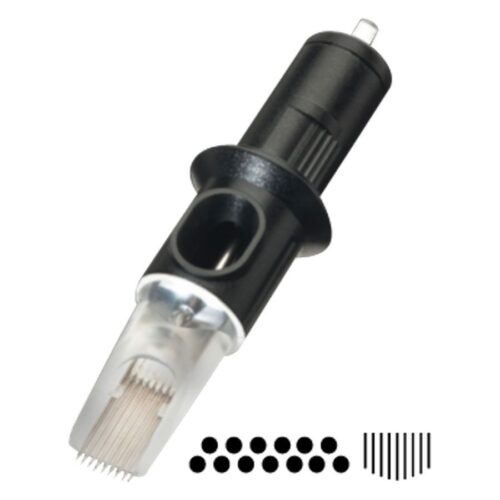 Magnum Soft Edge Testina con 13 aghi, spessore 0.35 mm, su sfondo bianco