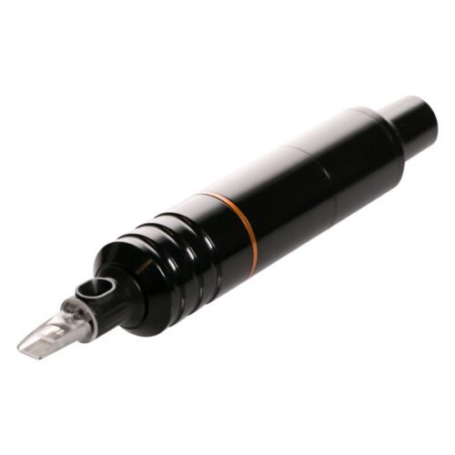 Macchina per tatuaggi HAWK PEN nera, posata su sfondo bianco