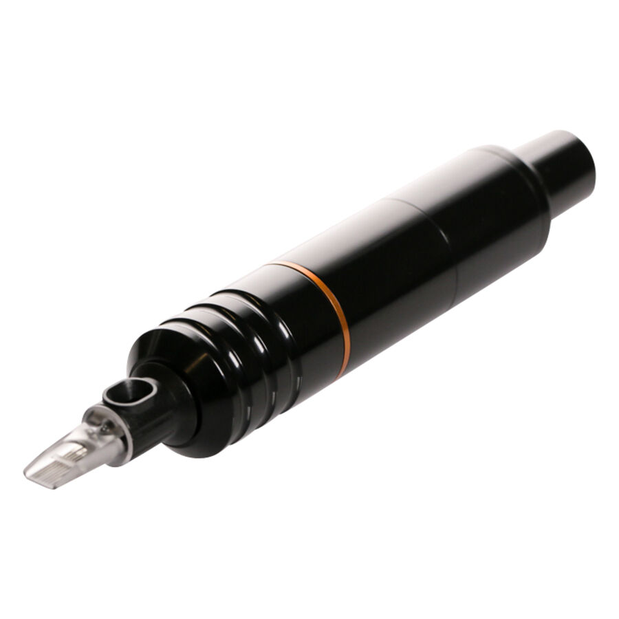 Macchina per tatuaggi HAWK PEN nera, posata su sfondo bianco