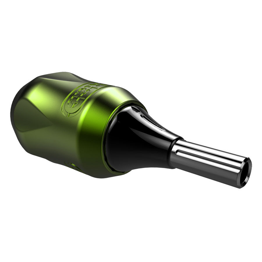 Impugnatura Darklab Click Ergo 32 MM verde chiaro su sfondo bianco