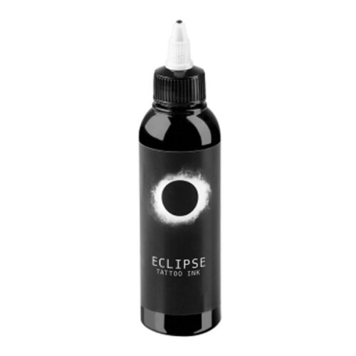 Inchiostro nero Eclipse 260 ml in bottiglia su sfondo bianco