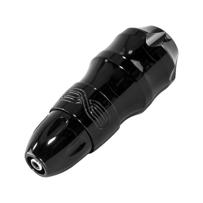FK Irons EXO 3.2 mm Stealth Macchina per Tatuaggi Macchina per tatuaggi FK Irons EXO 3.2 mm Stealth nera su sfondo bianco