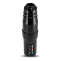FK Irons Microbeau Flux S in Nero Macchina per tatuaggi FK Irons Microbeau Flux S nera su sfondo bianco