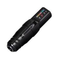 Macchina per tatuaggi FK Irons Microbeau Flux S nera Macchina per tatuaggi FK Irons Microbeau Flux S nera su sfondo bianco