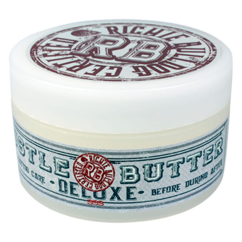 Barattolo con Hustle Butter Deluxe cura tatuaggi, coperchio bianco, 150 ml di contenuto