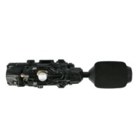 Macchina per tatuaggi Inkjecta Flite X1 nera su sfondo bianco