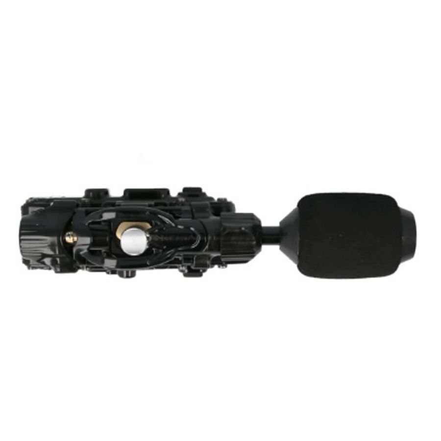 Macchina per tatuaggi Inkjecta Flite X1 nera su sfondo bianco