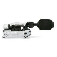 Macchina per tatuaggi Inkjecta Flite X1 Troopa bianca su sfondo bianco