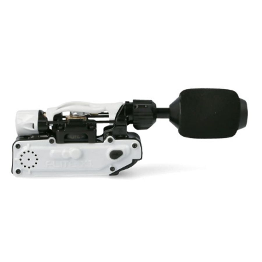 Macchina per tatuaggi Inkjecta Flite X1 Troopa bianca su sfondo bianco