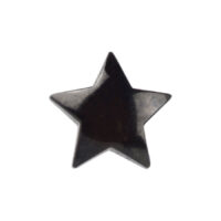 Punta a stella in titanio nero 4mm Punta a stella nera in titanio con filettatura interna, dimensione 4mm
