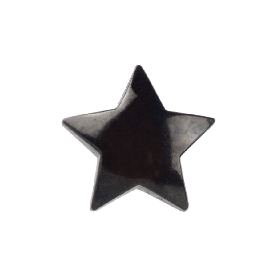 Punta a stella in titanio nero 4mm Punta a stella nera in titanio con filettatura interna, dimensione 4mm