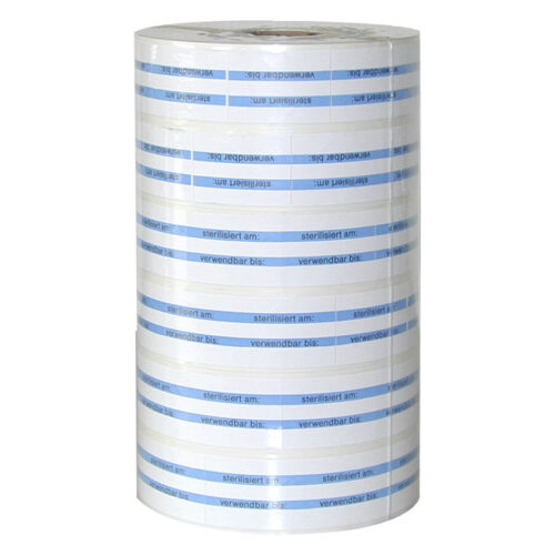 Rotoli di ricambio MELAdoc® 6 bianco-blu su sfondo bianco