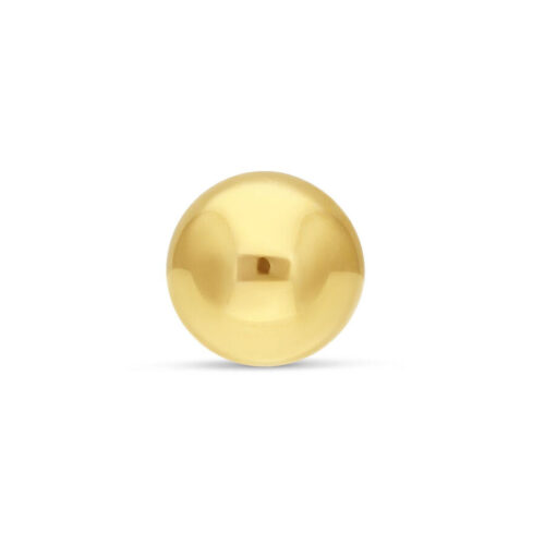 Sfera in oro 750 su sfondo bianco