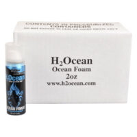 Flacone di schiuma H2Ocean per la cura dei tatuaggi 60 ml davanti a una scatola bianca