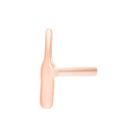 Attacco Push Fit rosé oro su sfondo bianco