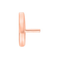 Smiley in oro rosa per Push Fit su sfondo bianco