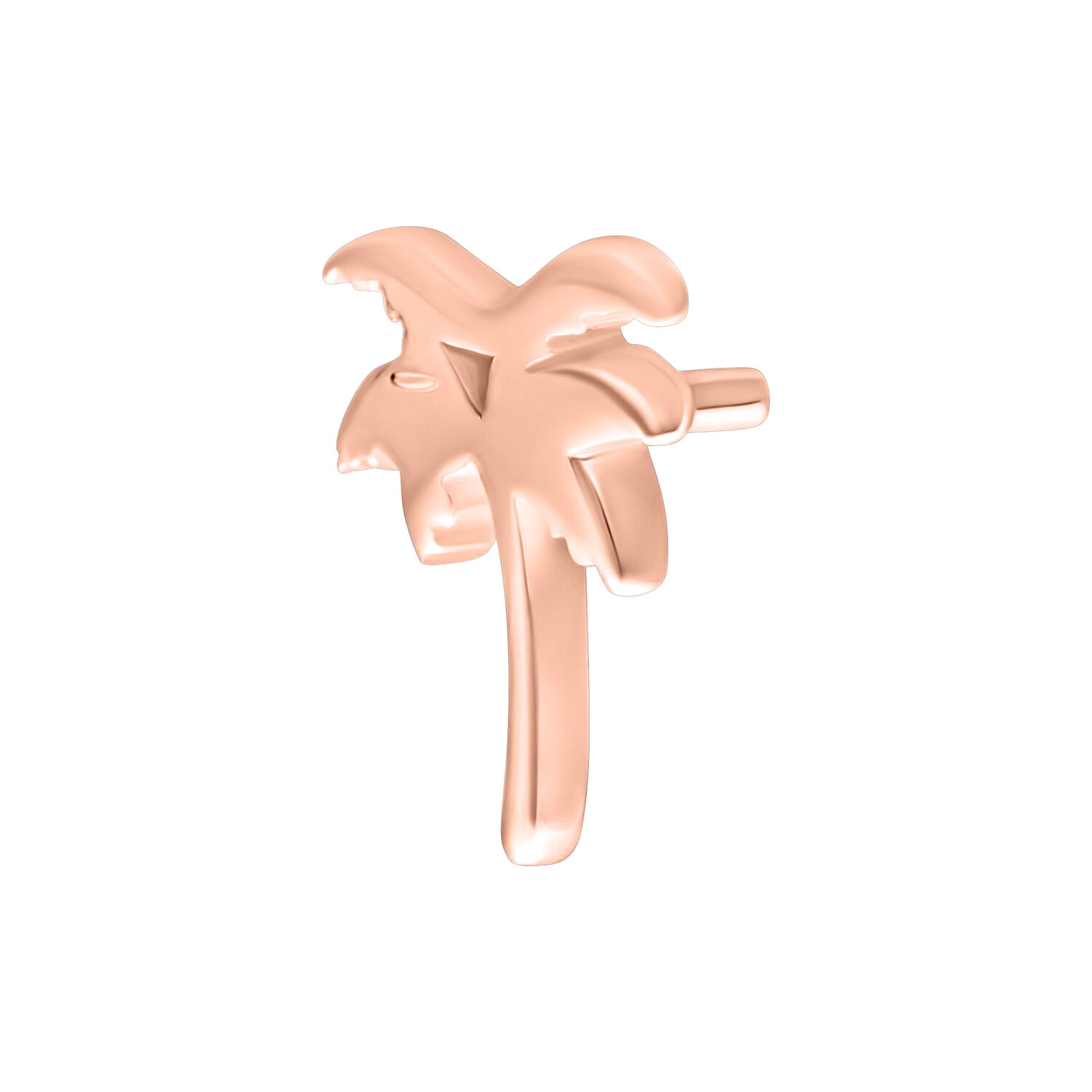 Inserto palm in oro rosa per Bioplast su sfondo bianco