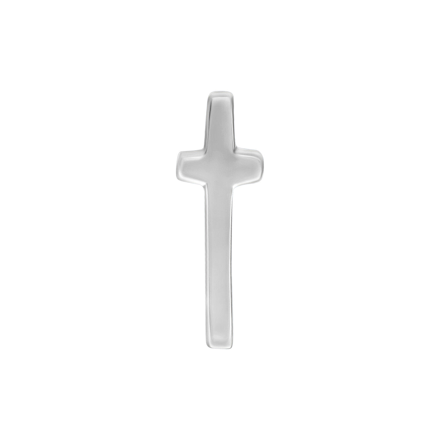 Inserto a croce argento per Push Fit, su sfondo bianco