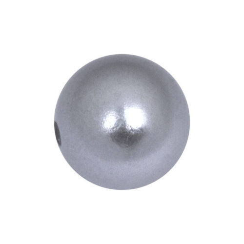 Sfera di perle argento, dimensione 8mm, su sfondo bianco