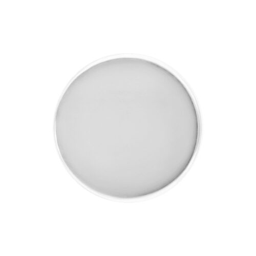 Disco Push Fit Argento rotondo in titanio su sfondo bianco