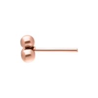 Attacco Push Fit Trinity oro rosa su sfondo bianco