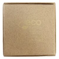 Scatola di cartone quadrata con logo Wildcat su sfondo beige