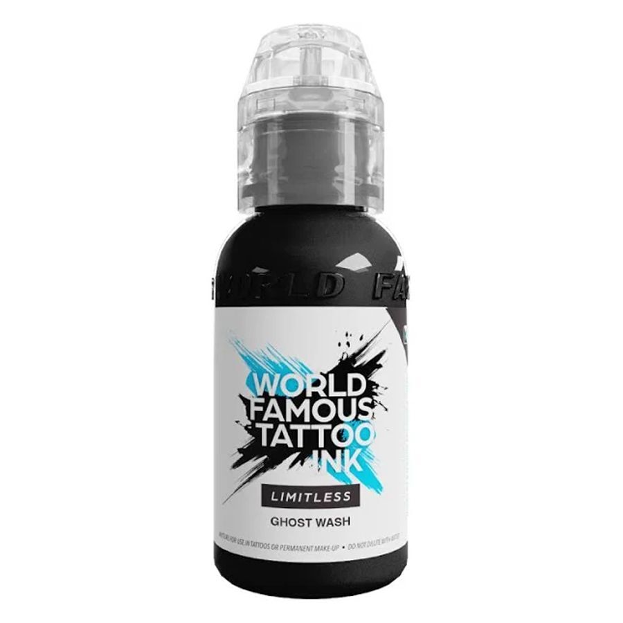 Flacone da 30ml di inchiostro grigio per tatuaggi di Wildcat su sfondo bianco
