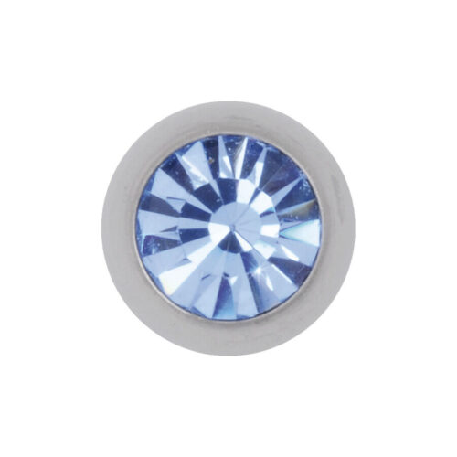 Sfera cristallo in titanio per filetto esterno<!--5e5e709f44bda-->