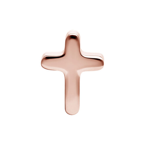 Push Fit Little Cross Attachment - Oro rosa