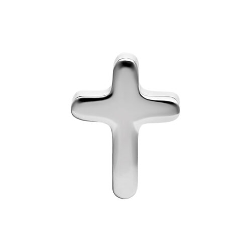 Push Fit Little Cross Attachment - Argento