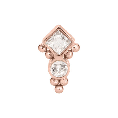 Push Fit Bubble Ornament Attachment - Oro rosa
