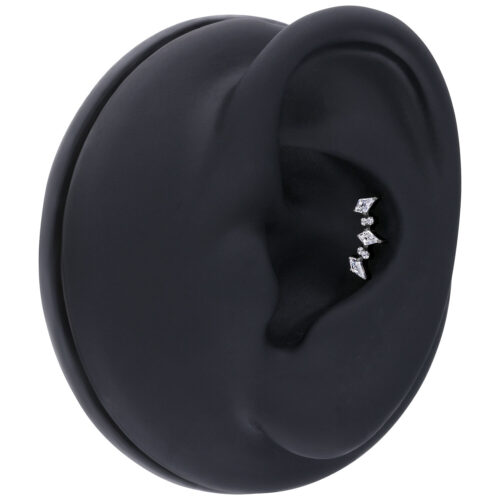 Push Fit Crystal Kite Arch Attachment - Nero