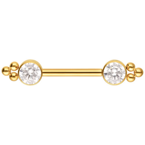 Aurea Push Fit Barbell - Oro, 12,0 mm