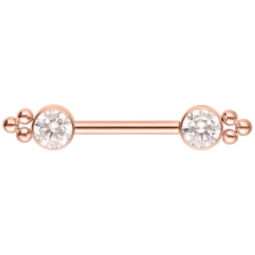 Aurea Push Fit Barbell - Oro rosa, 12,0 mm