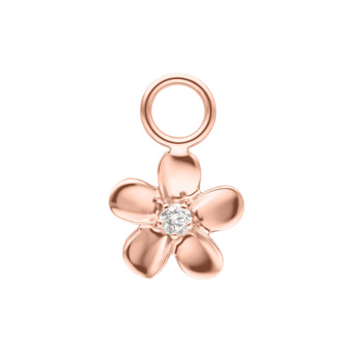 Piercing Charm Flower - Oro rosa