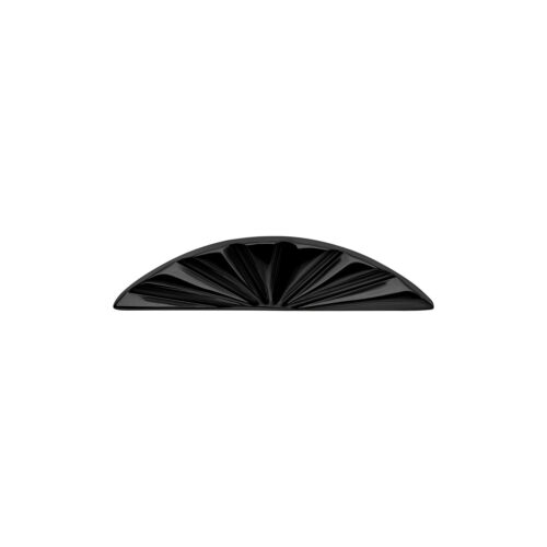 Push Fit Riffled Half Oval Attachment - Nero
