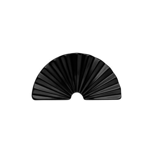 Push Fit Riffled Half Circle Attachment - Nero