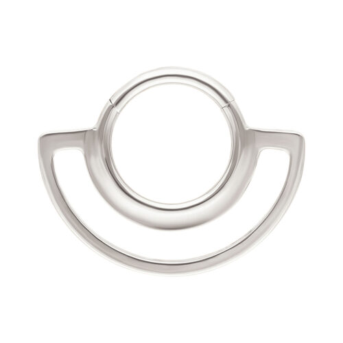 Dual Ring Clicker - Weißgold