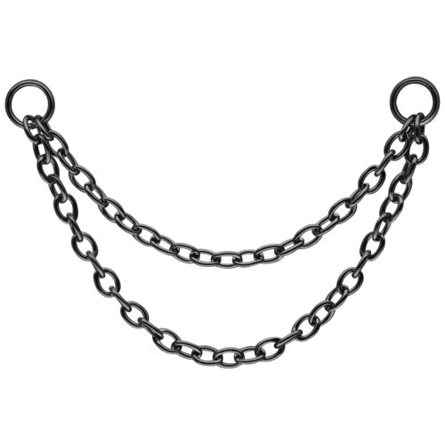 Double Basic Connection Chain - Nero, 25,0 mm